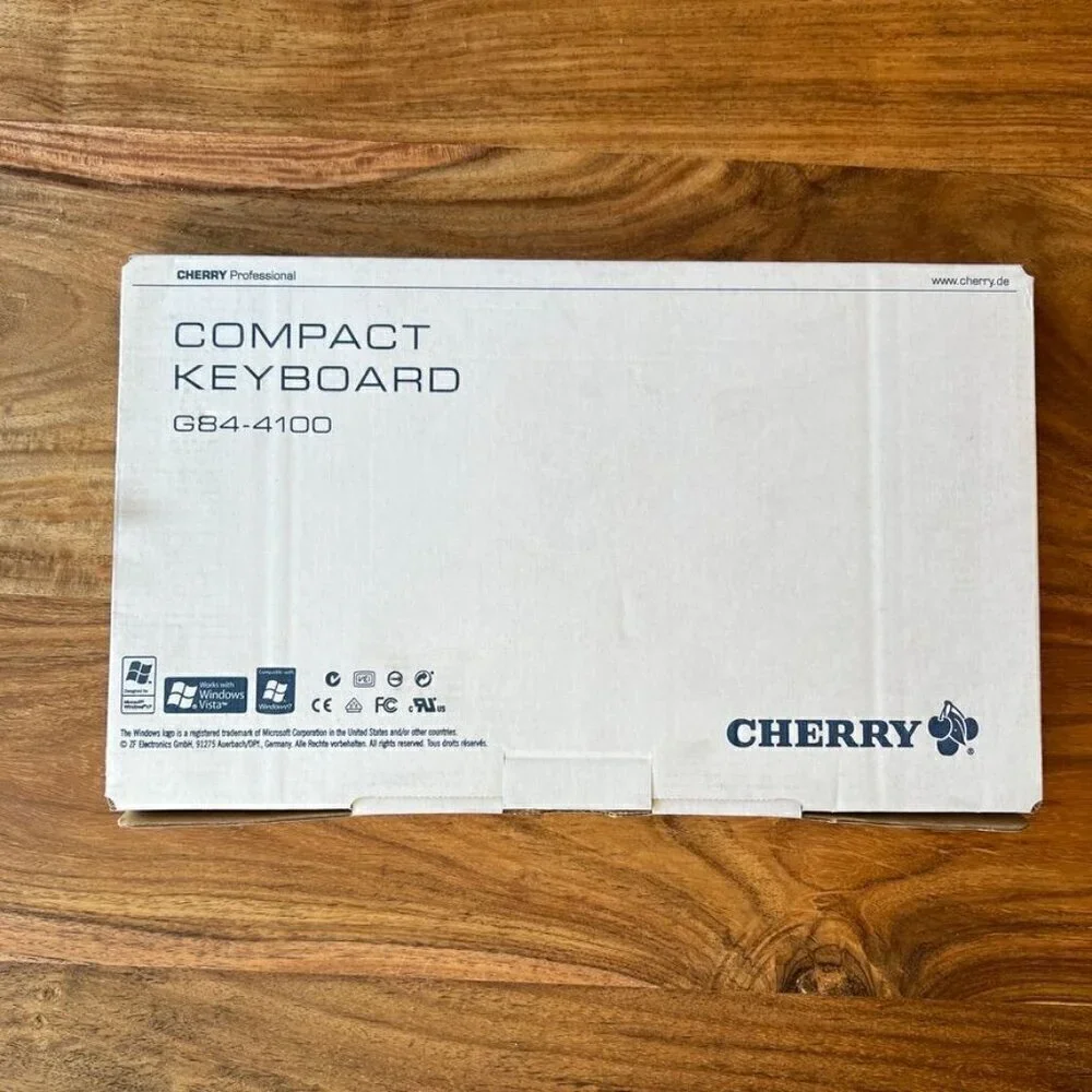 NWT Cherry Compact Ultra Slim G84-4100 Keyboard